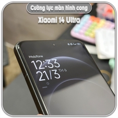 Cường lực Xiaomi 14 Ultra, full viền đen MIETUBL