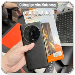 Cường lực Xiaomi 14 Ultra, full viền đen MIETUBL