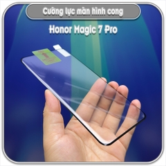 Cường lực màn hình cong Honor Magic 7 Pro, full viền đen MIETUBL