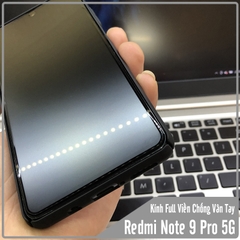Cường lực nhám Xiaomi Mi 10T Lite - Redmi Note 9 Pro 5G - Full màn chống vân tay cho