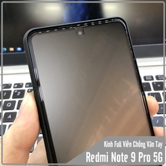 Cường lực nhám Xiaomi Mi 10T Lite - Redmi Note 9 Pro 5G - Full màn chống vân tay cho