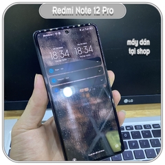 Cường lực chống nhìn trộm cho Redmi Note 12 Pro full viền đen