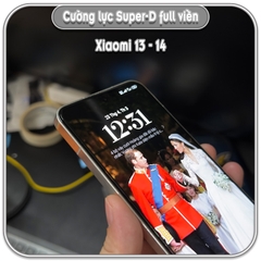 Cường lực Xiaomi 13 - 14 Super D Full viền Đen MIETUBL