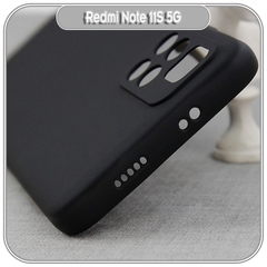 Ốp lưng cho Xiaomi Redmi Note 11S 5G TPU đen nhám, Che Camera
