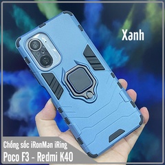 Ốp lưng cho Xiaomi Poco F3 - Redmi K40 iRON MAN IRING Nhựa PC cứng viền dẻo chống sốc