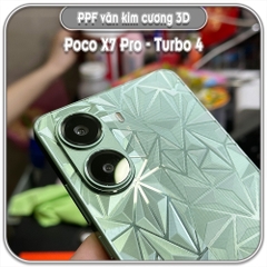 Dán PPF kim cương 3D mặt lưng cho Poco X7 Pro - Turbo 4