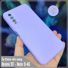 Ốp lưng cho Xiaomi Redmi 9T - Redmi Note 9 4G Choice viền vuông dẻo lót nhung che camera