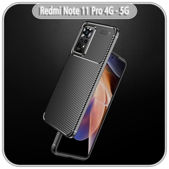 Ốp lưng cho Xiaomi Redmi Note 11 Pro 4G - 5G chống sốc Carbon Auto Focus