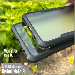 Ốp lưng cho Xiaomi Redmi Note 9 - Redmi 10X (4G) chống sốc trong viền nhựa dẻo XunDD