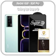 Cường lực Redmi K60 - K60 Pro Super D Full viền Đen MIETUBL