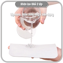 Khăn iGiẻ 2 lớp siêu mịn cho điện thoại, máy tính bảng, đồng hồ