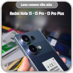 Dán lens camera Redmi Note 13 - 13 Pro - 13 Pro Plus, viền màu