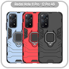 Ốp cho Redmi Note 11 Pro - Redmi Note 12 Pro 4G, iRON MAN IRING Nhựa PC cứng viền dẻo chống sốc