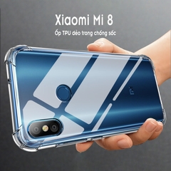 Ốp lưng trong cho Xiaomi Mi 8, 4 góc chống sốc