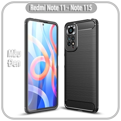 Ốp lưng Xiaomi Redmi Note 11 - Note 11S, vân phay xước, hạn chế bám vân tay, 4 góc chống sốc