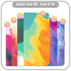 Bao da cho Xiaomi Redmi Note 10S - Note 10 4G , 2 màu Gradient, khóa nam châm