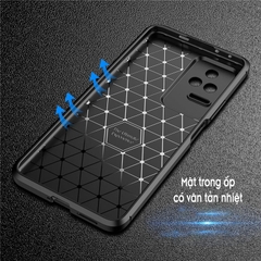 Ốp lưng cho Xiaomi Redmi K50 - K50 Pro, chống sốc Carbon Auto Focus