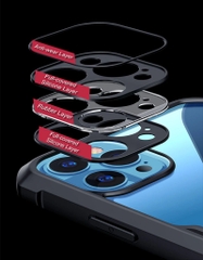 Ốp lưng iPhone 11-11 Pro / 12-12 Pro trong viền nhựa dẻo XunDD