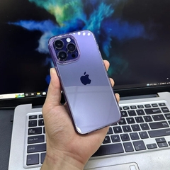 Ốp lưng cho iPhone 14 Pro Max Lưng trong - nhám viền màu LIKGUS