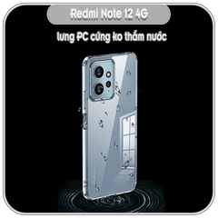 Ốp chống sốc wlons cho Redmi Note 12 4G, lưng PC không ố vàng