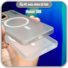 Ốp PC mỏng cho Honor 300, có nam châm sạc từ tính
