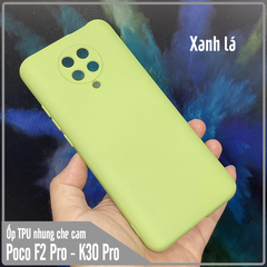 Ốp lưng cho Poco F2 Pro - Redmi K30 Pro - K30 Ultra, nhựa TPU dẻo màu lót nhung che camera