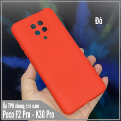 Ốp lưng cho Poco F2 Pro - Redmi K30 Pro - K30 Ultra, nhựa TPU dẻo màu lót nhung che camera