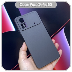 Ốp lưng cho Xiaomi Poco X4 Pro 5G TPU đen nhám, Che Camera