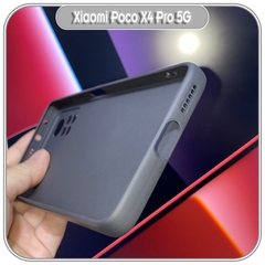 Ốp lưng cho Xiaomi Poco X4 Pro 5G TPU đen nhám, Che Camera