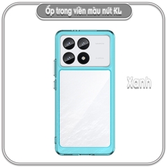 Ốp Poco X6 - X6 Pro - M6 Pro, lưng trong ko ố vàng, viền màu nút kim loại