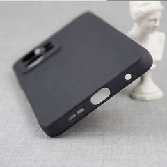 Ốp lưng TPU dẻo đen cho Redmi Note 12 4G che Camera