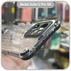 Ốp chống sốc Redmi Note 12 Pro 5G - Poco X5 Pro 5G, lưng tổ ong PC trong không ố vàng, viền TPU dẻo đen