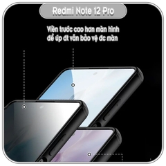 Ốp chống sốc wlons cho Redmi Note 12 Pro, lưng PC không ố vàng