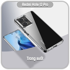 Ốp chống sốc wlons cho Redmi Note 12 Pro, lưng PC không ố vàng