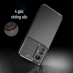 Ốp lưng cho Xiaomi Mi 12 Lite 5G chống sốc Carbon Auto Focus