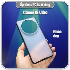 Ốp chống sốc cho Xiaomi 15 Ultra, wlons lưng PC không ố vàng