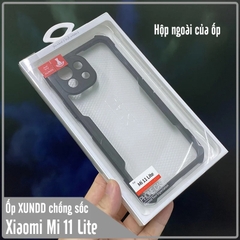 Ốp lưng cho Xiaomi Mi 11 Lite chống sốc trong viền nhựa dẻo XunDD