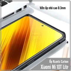 Ốp lưng cho Xiaomi Mi 10T Lite - Redmi Note 9 Pro 5G Rzants Carbon