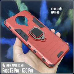 Ốp lưng cho Xiaomi Poco F2 Pro / Redmi K30 Pro - K30 Ultra iRON - MAN IRING Nhựa PC cứng viền dẻo chống sốc