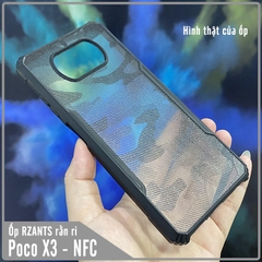 Ốp lưng cho Xiaomi Poco X3 NFC - X3 PRO Rzants rằn ri chống sốc