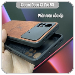 Ốp lưng cho Xiaomi Poco X4 Pro 5G giả da con hươu DEER