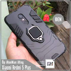 Ốp lưng Xiaomi Redmi 5 Plus iRON - MAN IRING Nhựa PC cứng viền dẻo chống sốc