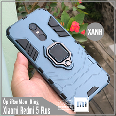 Ốp lưng Xiaomi Redmi 5 Plus iRON - MAN IRING Nhựa PC cứng viền dẻo chống sốc