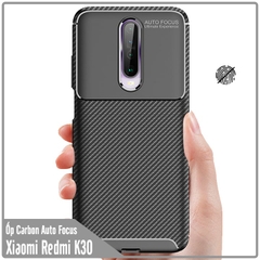 Ốp lưng Xiaomi Redmi K30 chống sốc Carbon Auto Focus