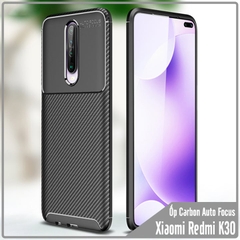 Ốp lưng Xiaomi Redmi K30 chống sốc Carbon Auto Focus