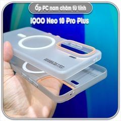 Ốp PC mỏng cho iQOO Neo 10 Pro Plus, có nam châm sạc từ tính