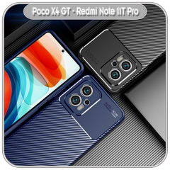Ốp lưng cho Xiaomi Poco X4 GT - Redmi Note 11T Pro, chống sốc Carbon Auto Focus