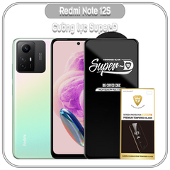 Cường lực Redmi Note 12S Super D Full viền Đen MIETUBL