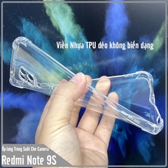Ốp lưng cho Xiaomi Redmi Note 9S - Redmi Note 9 Pro TPU Trong Suốt Che Cam