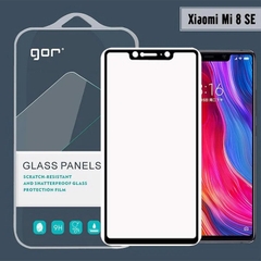 Kính cường lực Gor Full viền 9D cho Xiaomi Mi 8 SE - Full Box